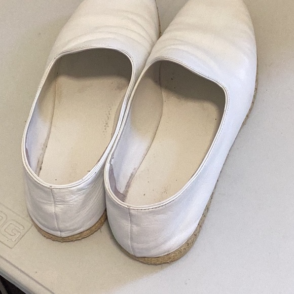 Vince White Leather Loafers - Picture 2 of 5